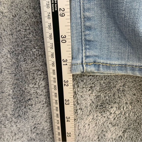 Levis 314 Shaping Straight Light Wash 31W/32L Stretchy Denim Jeans High Rise 70s - Picture 10 of 15